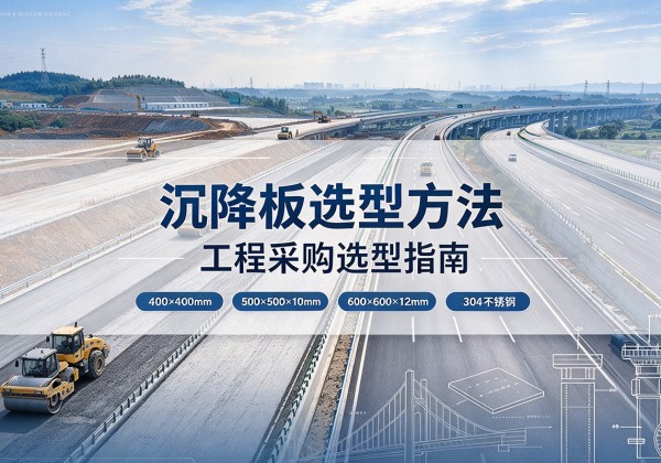 林周沉降板选择方法